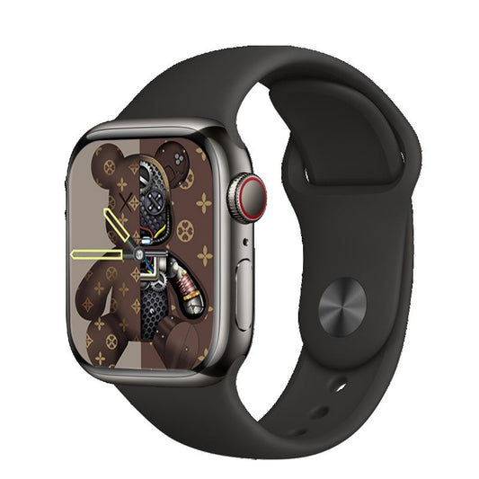 Ceas Smartwatch, 9 Business Edition, Apeluri Bluetooth, incarcare Wireless, afisaj 2.01 inch, rezolutie 240*296, Negru