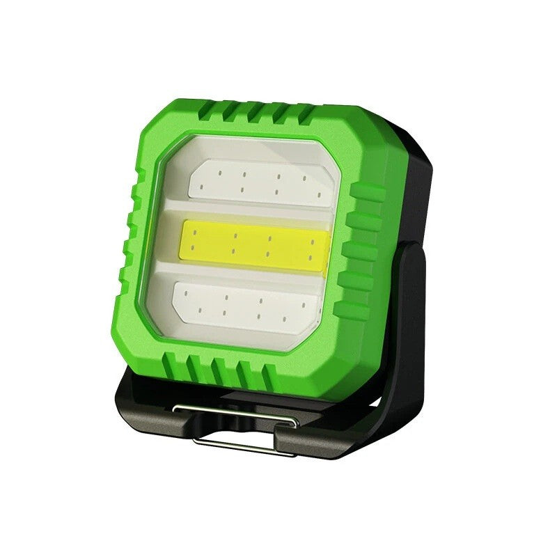 Lanterna Tip Breloc, 5 Moduri de Luminat, Incarcare USB Tip C, 5W, Impermeabila IPX5, 500 lm, COB, Verde