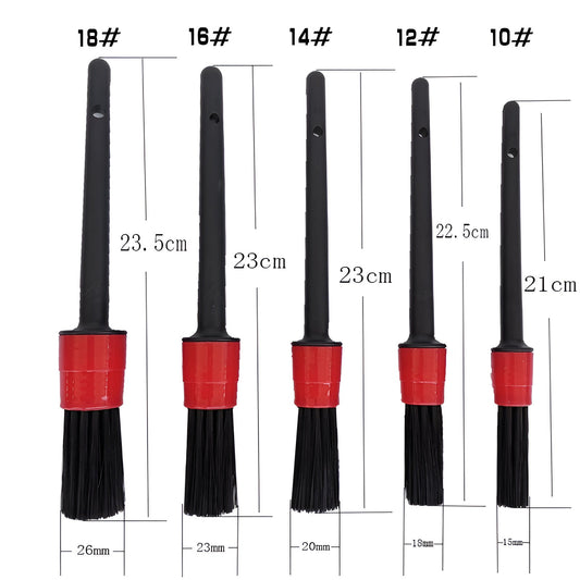 Set 17 Accesorii pentru Curatare Auto, Interior si Exterior, 4 Capete pentru Bormasina, 5 Pensule, 3 Perii, 1 Laveta, 1 Manusa, 1 Perie Tripla Grilaj, 2 Bureti, Multicolor