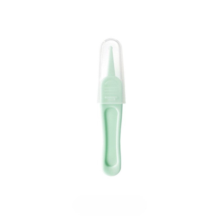 Set Aspirator Nazal pentru Copii, Manual, Anti-Reflux, cu Pompita, Usor de Curatat, Varf din Silicon, 11.2x4cm, Verde