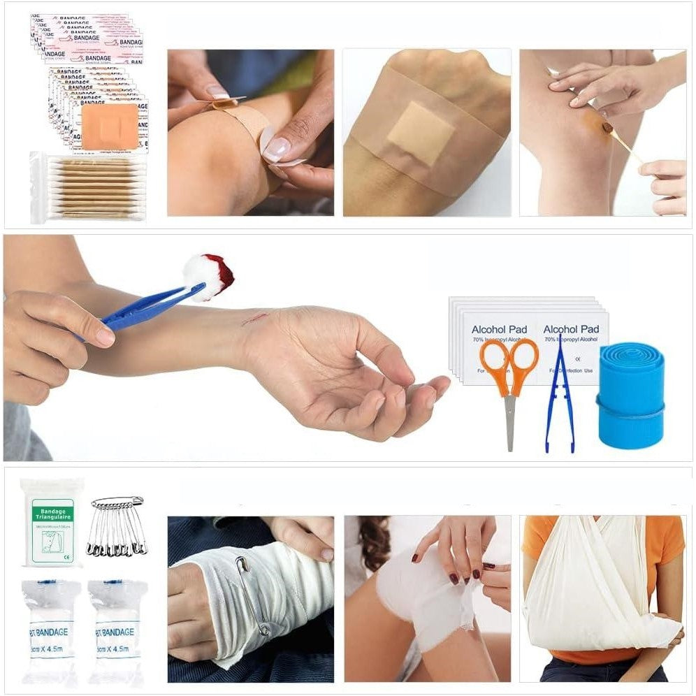 Kit supravietuire multifuncional, 40 de Instrumente Profesionale, Echipament de prim-ajutor, Drumetie, Camping