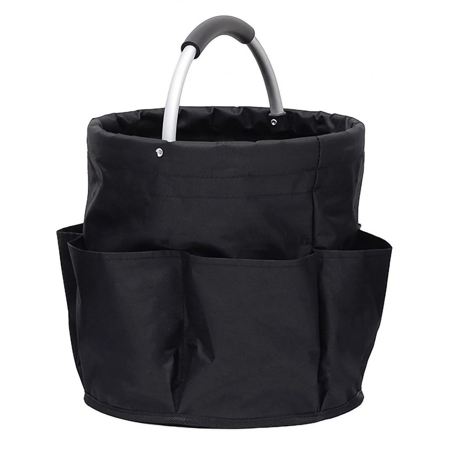 Coș de Picnic Portabil din Material Oxford, Negru, 28x28 cm