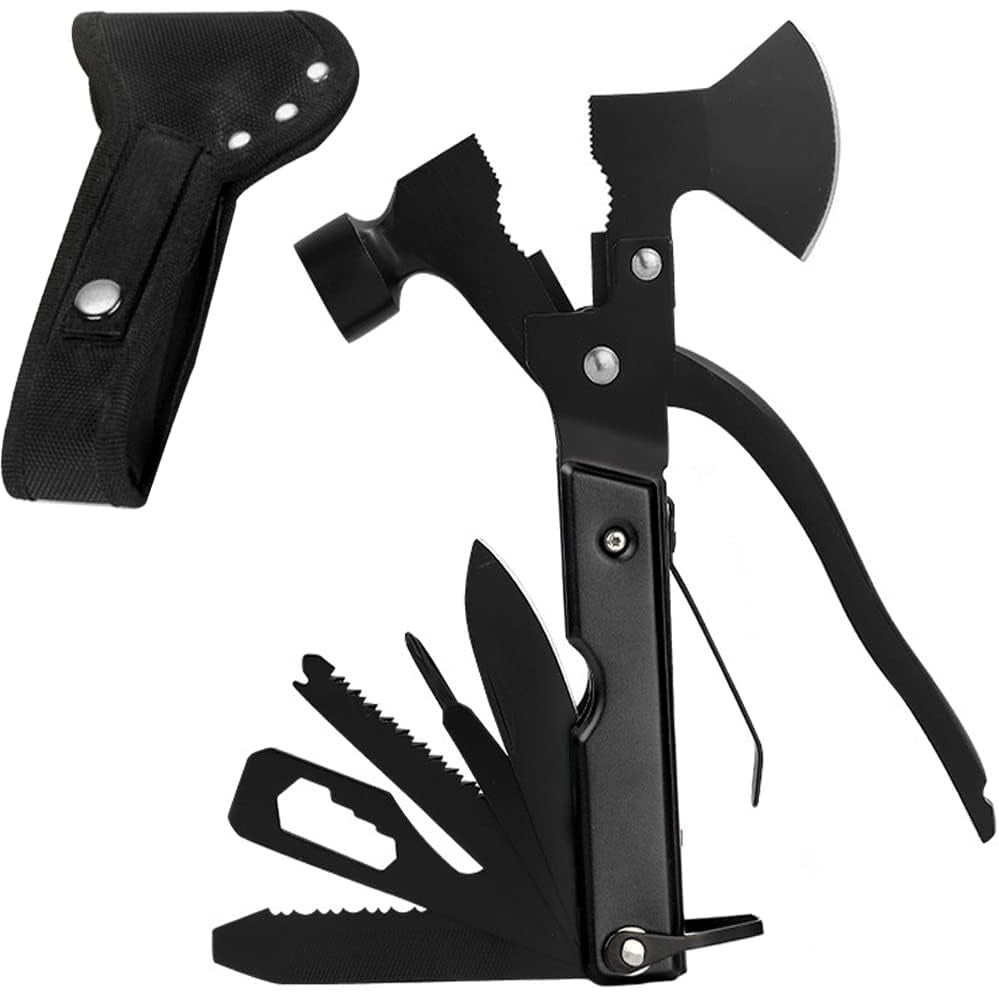 Kit Supravietuire Multifunctional, Instrumente Profesionale, Sub Forma de Trusa, pentru Camping, Drumetii si Aventuri in Aer Liber, Albastru