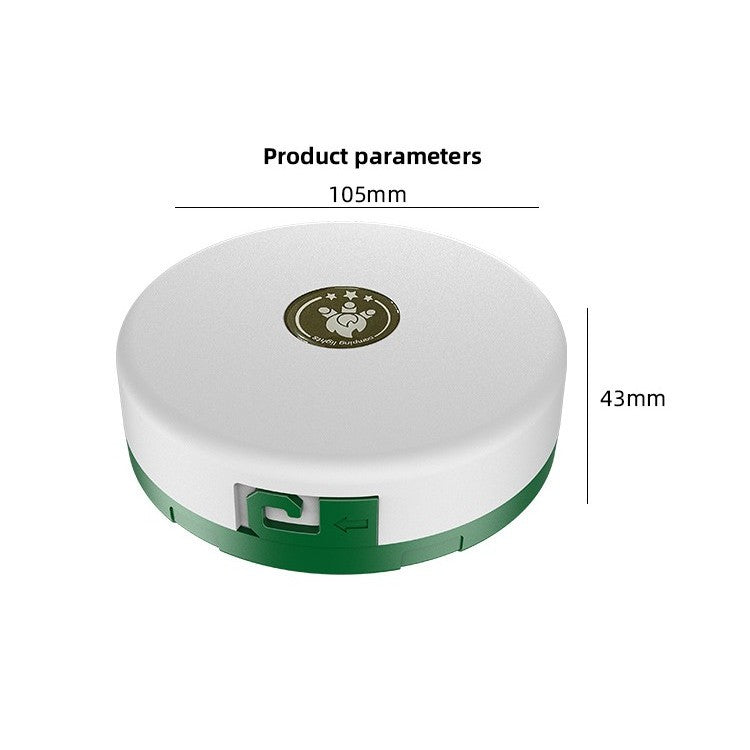 Lumină de camping LED încărcare USB, șir colorat, pentru aer liber, cort, Distanta 10 metri, 1800mAH, 10.5x4.3 cm, Alb Verde