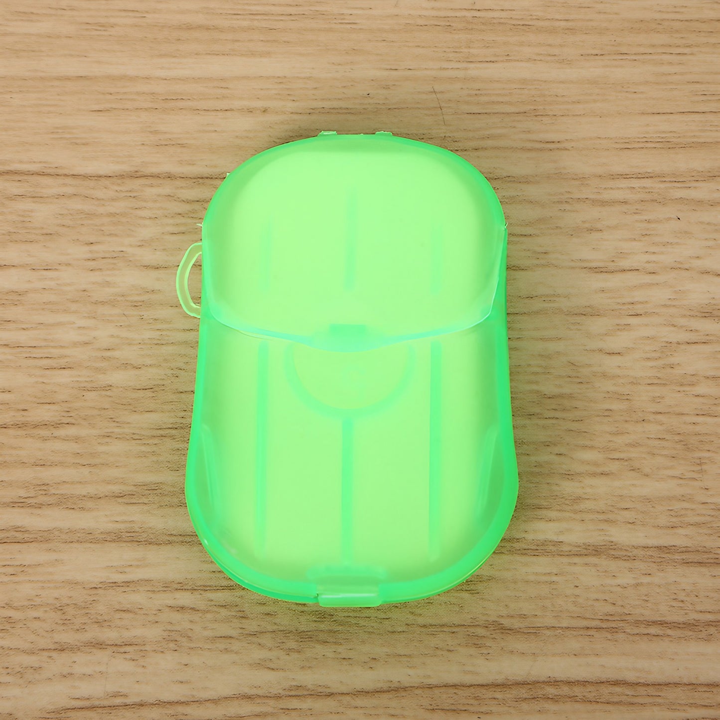 Mini Cutie de Sapun din Hartie, de Unica Folosinta, Portabila, Potrivit pentru Calatorii, 20 buc, Verde