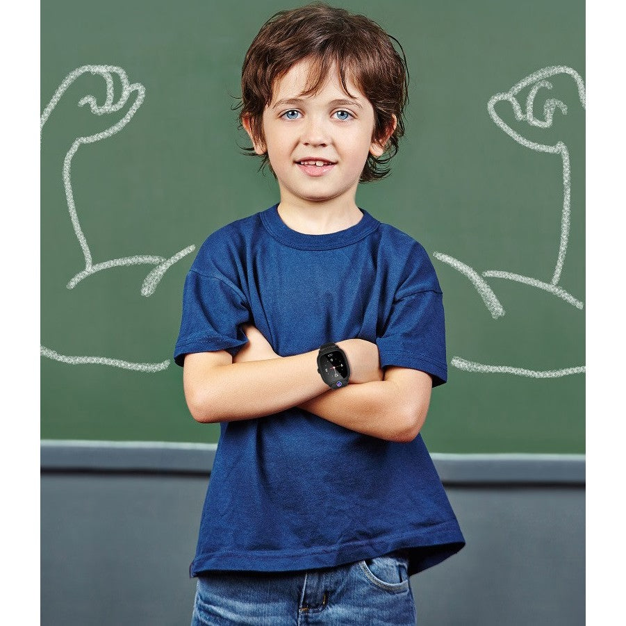 Ceas Smartwatch, Pentru Copii, Model Y36, cu Functie Telefon, 4G, Localizare LBS, Istoric Traseu, Monitorizare Spion, Apel Video, Rezistent la Apa, Negru