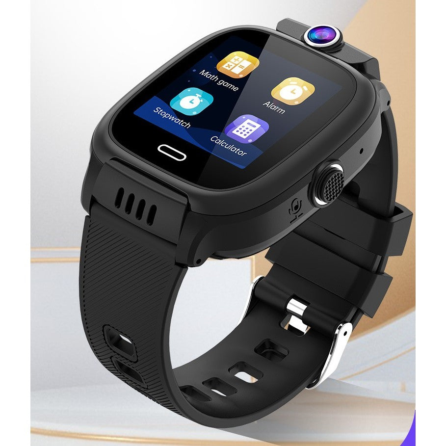 Ceas Smartwatch, Pentru Copii, Model Y36, cu Functie Telefon, 4G, Localizare LBS, Istoric Traseu, Monitorizare Spion, Apel Video, Rezistent la Apa, Negru