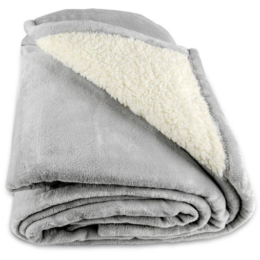 Patura Cu Incalzire Electrica, 135 W, 180x130 cm, 6 Trepte De Incalzire, Flanel, Gri